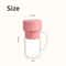 Portable Blender USB Juicer Cup With 6 Blades And Straw Lid 8