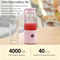 Vitamer Portable Juicer USB Rechargeable Mini Fruit Blender Bottle 5