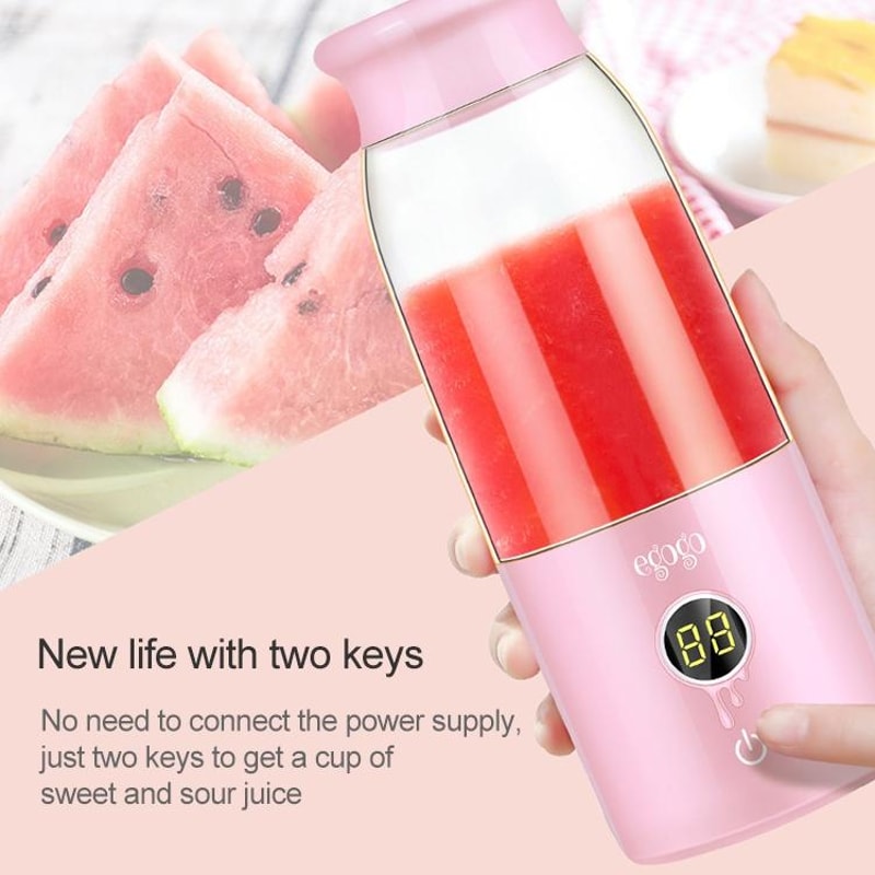 Vitamer Portable Juicer USB Rechargeable Mini Fruit Blender Bottle 6