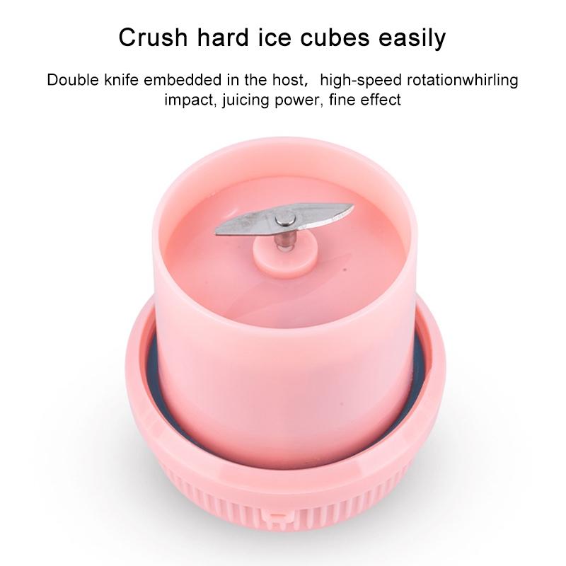 Portable Blender USB Rechargeable Mini Fruit Juicer Cup 11