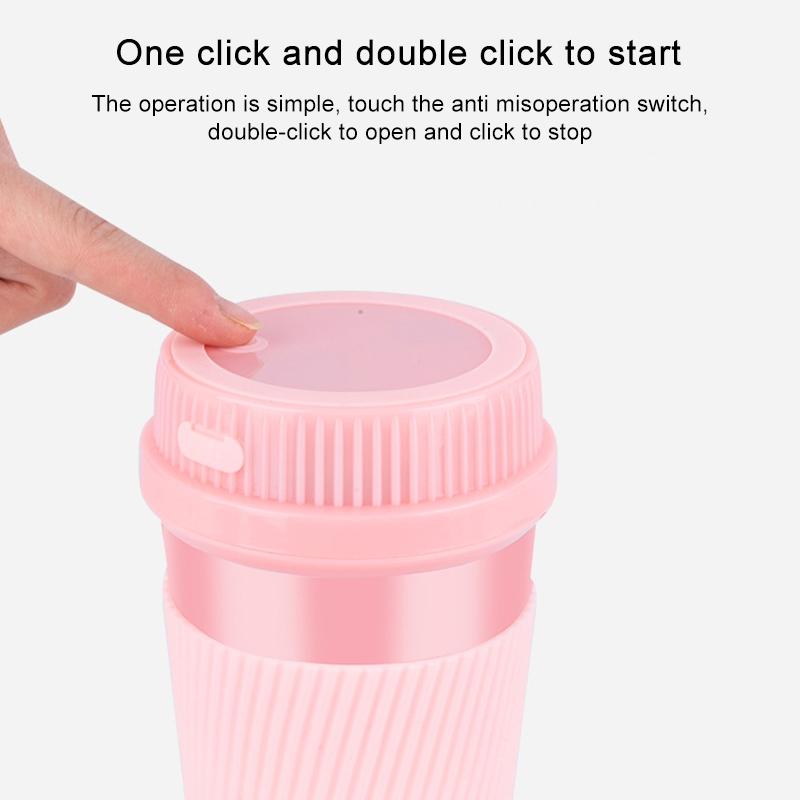 Portable Blender USB Rechargeable Mini Fruit Juicer Cup 9