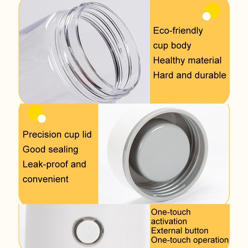Portable Mini Juicer Wireless Charging Personal Smoothie Blender 3