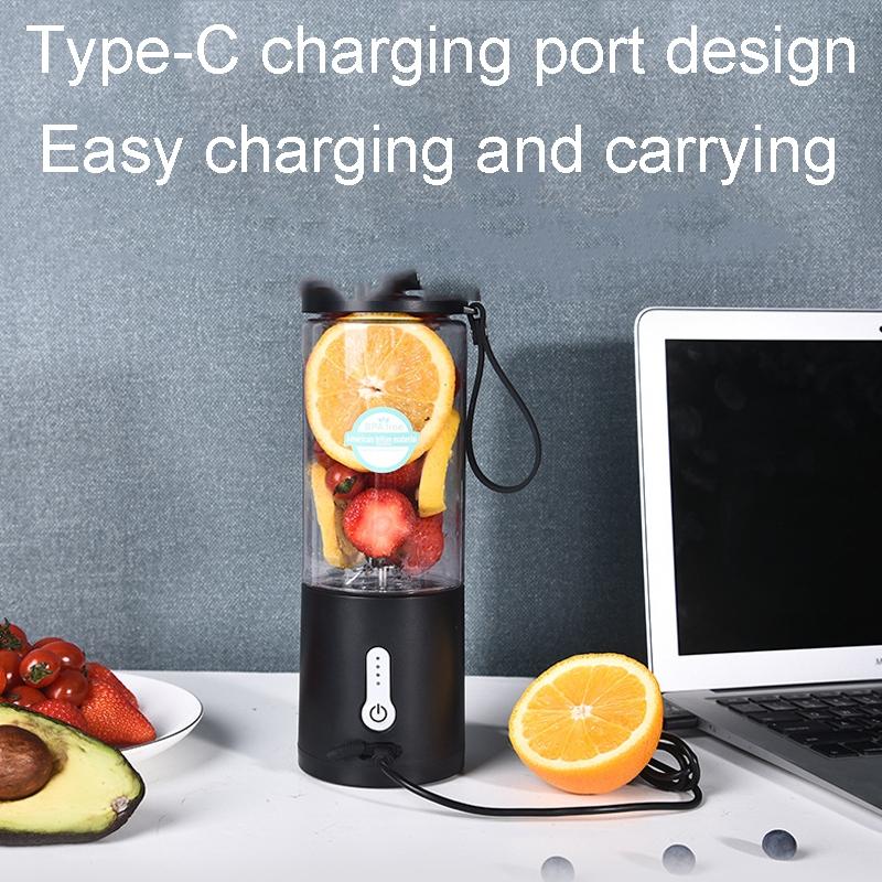 Portable USB Rechargeable Mini Juicer Cup Smoothie Blender 1