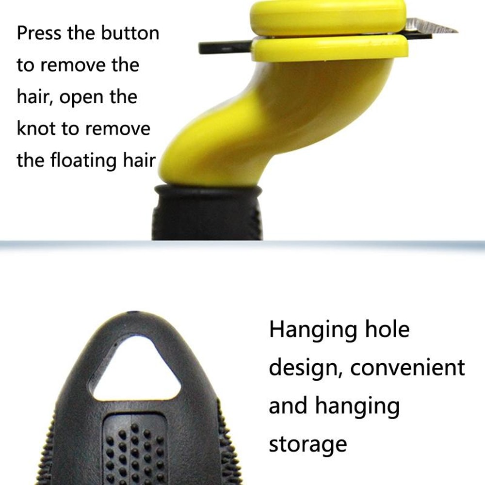Self Cleaning Dog Grooming Comb For Pet Hair Removal 3