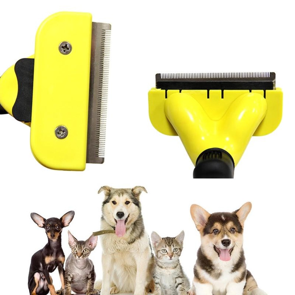 Self Cleaning Dog Grooming Comb For Pet Hair Removal 4