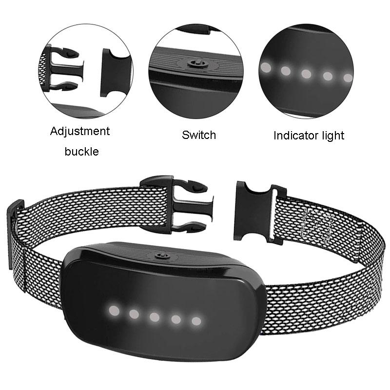 Rechargeable Waterproof Anti Bark Dog Trainer Collar 2
