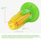 Suction Cup Dog Toy Corn Dog Toothbrush Toy for Chewing and Dental Cleaning