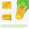 Suction Cup Dog Toy Corn Dog Toothbrush Toy for Chewing and Dental Cleaning
