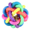 Colorful Weave Bell Ball Interactive Pet Toy for Dogs and Cats
