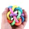 Colorful Weave Bell Ball Interactive Pet Toy for Dogs and Cats