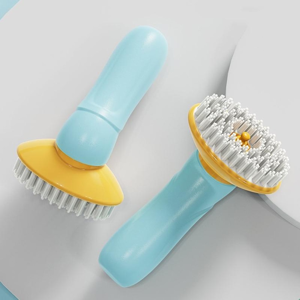 Pet Bath Massage Brush with Shampoo Dispenser for Dogs and Cats
