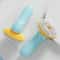 Pet Bath Massage Brush with Shampoo Dispenser for Dogs and Cats