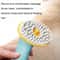 Pet Bath Massage Brush with Shampoo Dispenser for Dogs and Cats