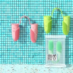 pet finger toothbrush for dog and cat teeth cleaning