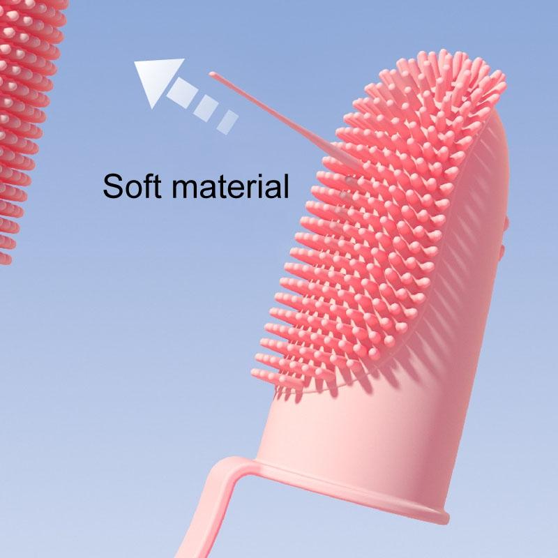 Pet Finger Toothbrush For Dog And Cat Teeth Cleaning 3