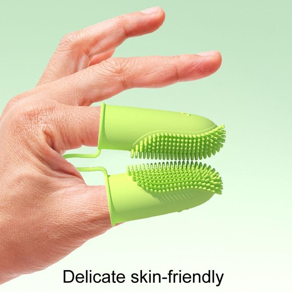 Pet Finger Toothbrush For Dog And Cat Teeth Cleaning 8