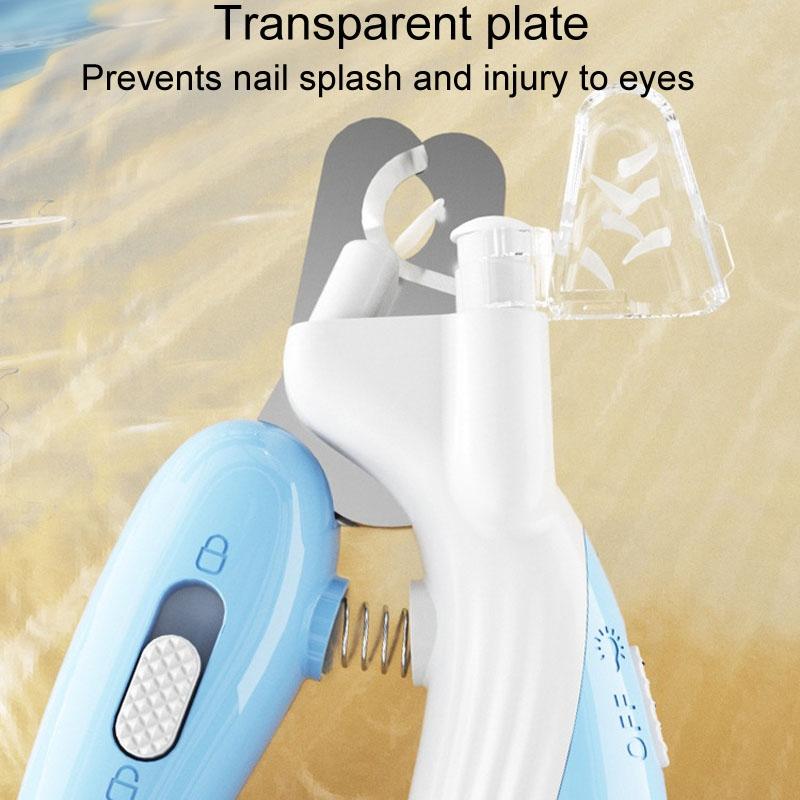 LED Pet Nail Clipper For Dogs And Cats Safe Cat Nail Trimmer With Splash Guard 4