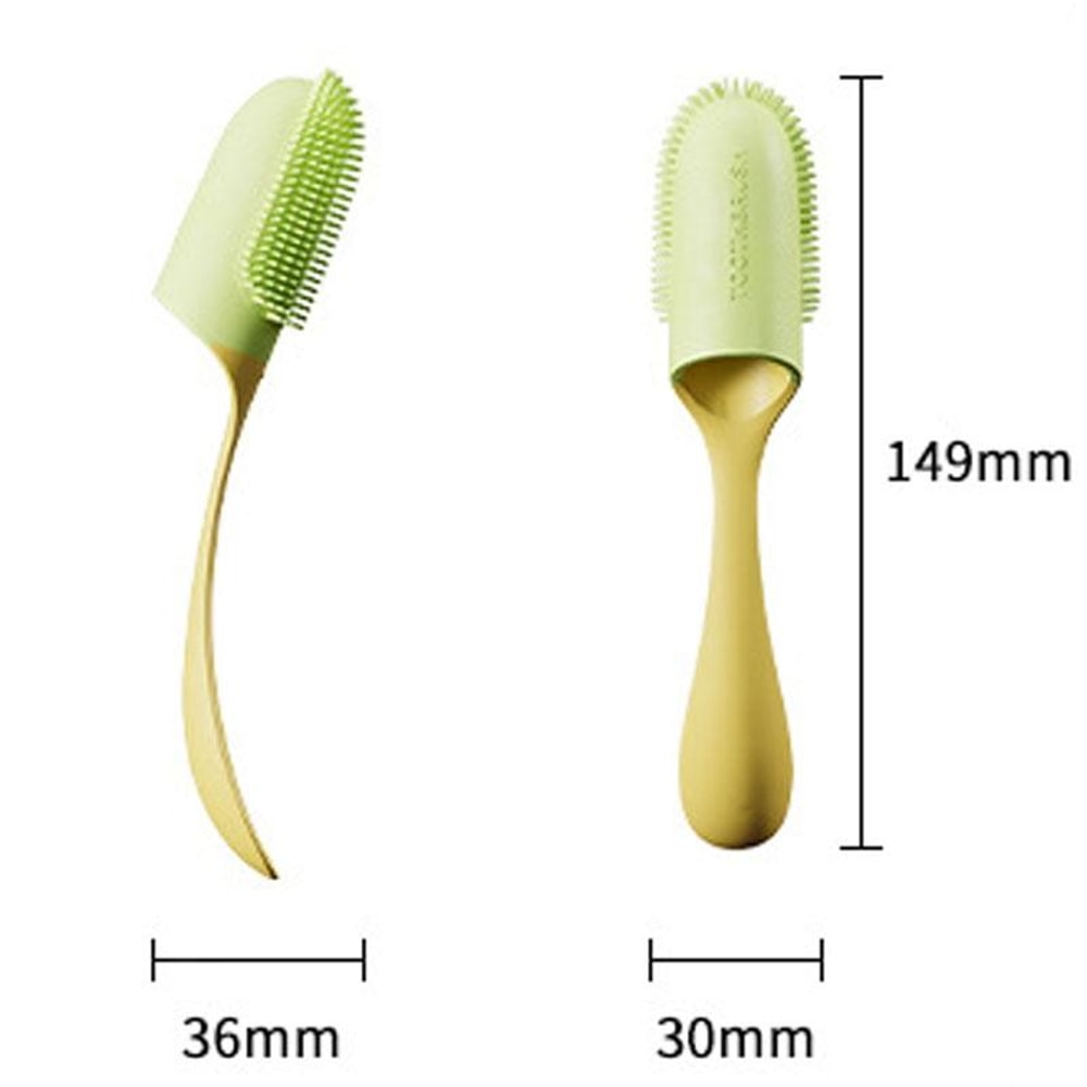 Pet Finger Toothbrush With Handle For Dogs And Cats Dental Care 7