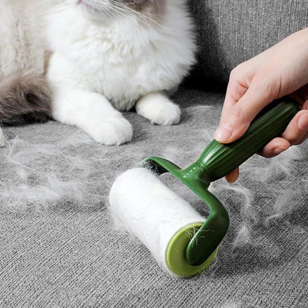 Romantic Pink Pet Hair Remover Lint Roller Brush For Clothes And Furniture 4