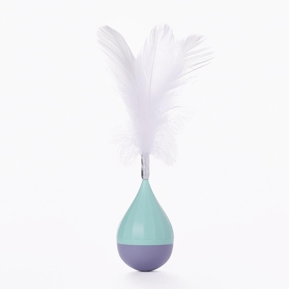 Interactive Feather Tumbler Cat Toy For Boredom Relief 6