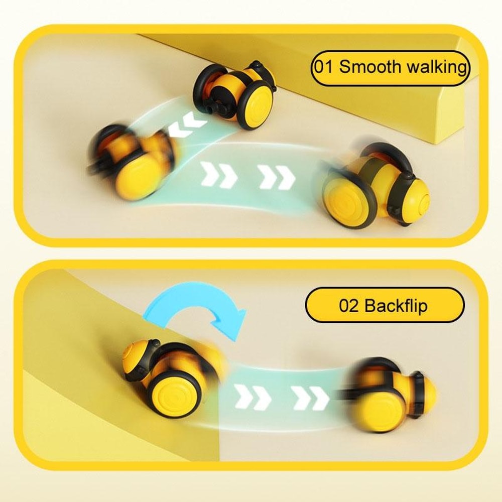 Bee Shaped Interactive Cat Toy With Automatic Motion And USB Rechargeable Design 4