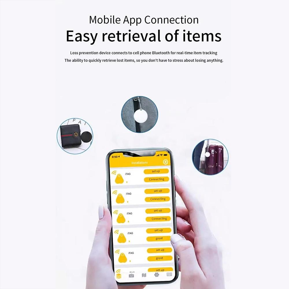Mini Pet Bluetooth Tracker Anti Lost GPS Locator For Cats Dogs Bags 2