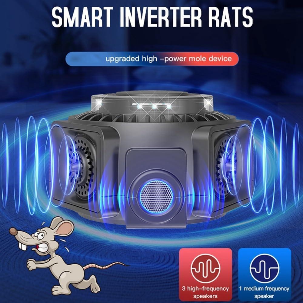 Ultrasonic Mosquito Repeller Electronic Mouse Repeller HighPower Indoor Pest Control Solution 1