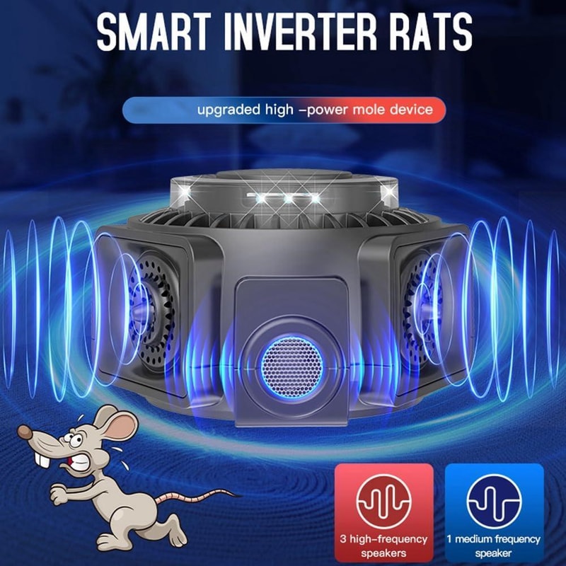 Ultrasonic Mosquito Repeller Electronic Mouse Repeller HighPower Indoor Pest Control Solution 1
