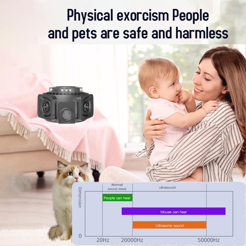 Ultrasonic Mosquito Repeller Electronic Mouse Repeller HighPower Indoor Pest Control Solution 6