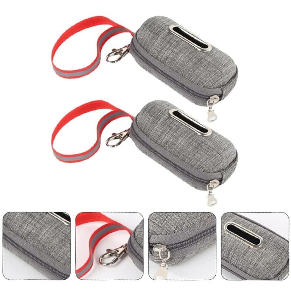 Linen Dog Waste Bag Storage Box Convenient Pet Cleaning Supplies For Litter Boxes 2