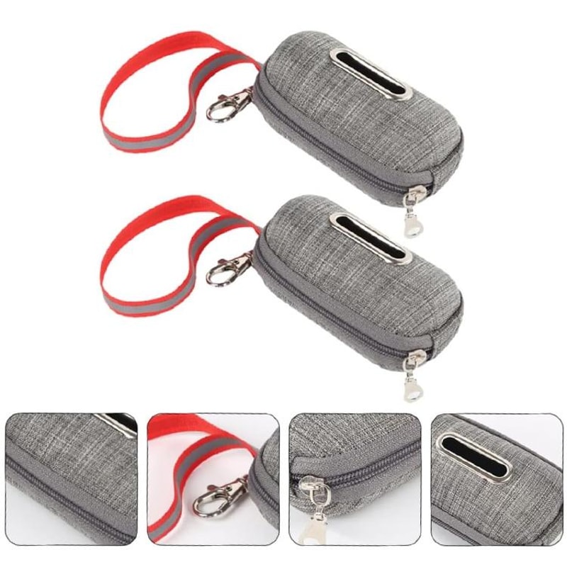 Linen Dog Waste Bag Storage Box Convenient Pet Cleaning Supplies For Litter Boxes 2