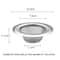 Stainless Steel Kitchen Sink Garbage Filter Durable Wash Basin Drain Filter for Clean and Clog-Free Kitchens