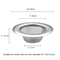 Stainless Steel Kitchen Sink Garbage Filter Durable Wash Basin Drain Filter for Clean and Clog-Free Kitchens