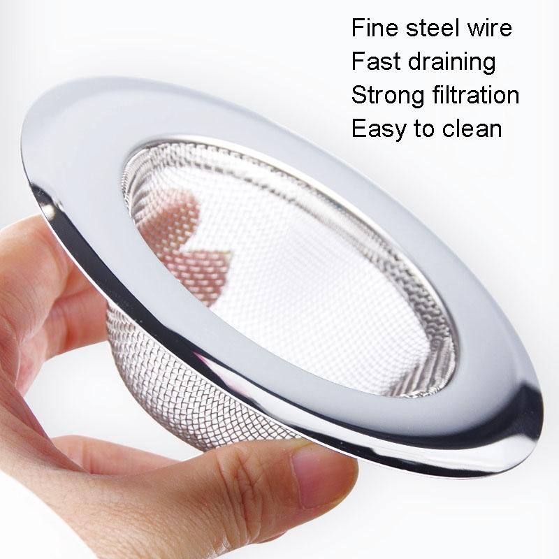 Stainless Steel Kitchen Sink Garbage Filter Durable Wash Basin Drain Filter for Clean and Clog-Free Kitchens