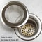Stainless Steel Kitchen Sink Garbage Filter Durable Wash Basin Drain Filter for Clean and Clog-Free Kitchens