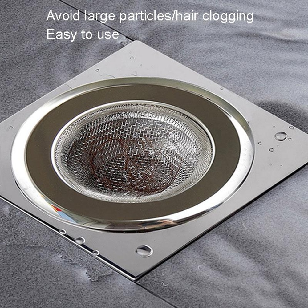 Stainless Steel Kitchen Sink Garbage Filter Durable Wash Basin Drain Filter for Clean and Clog-Free Kitchens