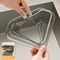 Magnetic Triangle Sink Strainer Food Waste Collector & Kitchen Drain Basket