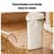 Rotatable Moistureproof Dustproof Kitchen Storage Container For Cereal Coffee Beans And More 4