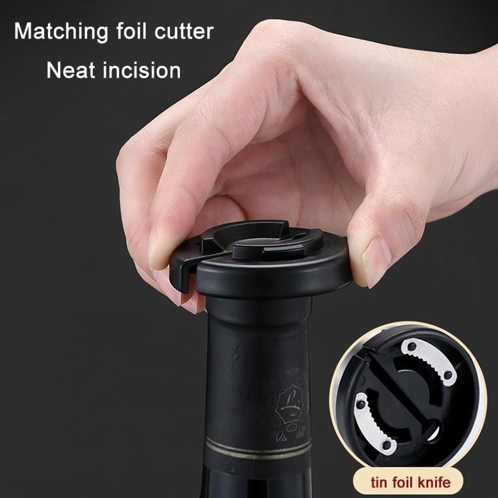 Stainless Steel Wine Bottle Opener Durable Stylish Household Tool For Effortless Wine Opening 4