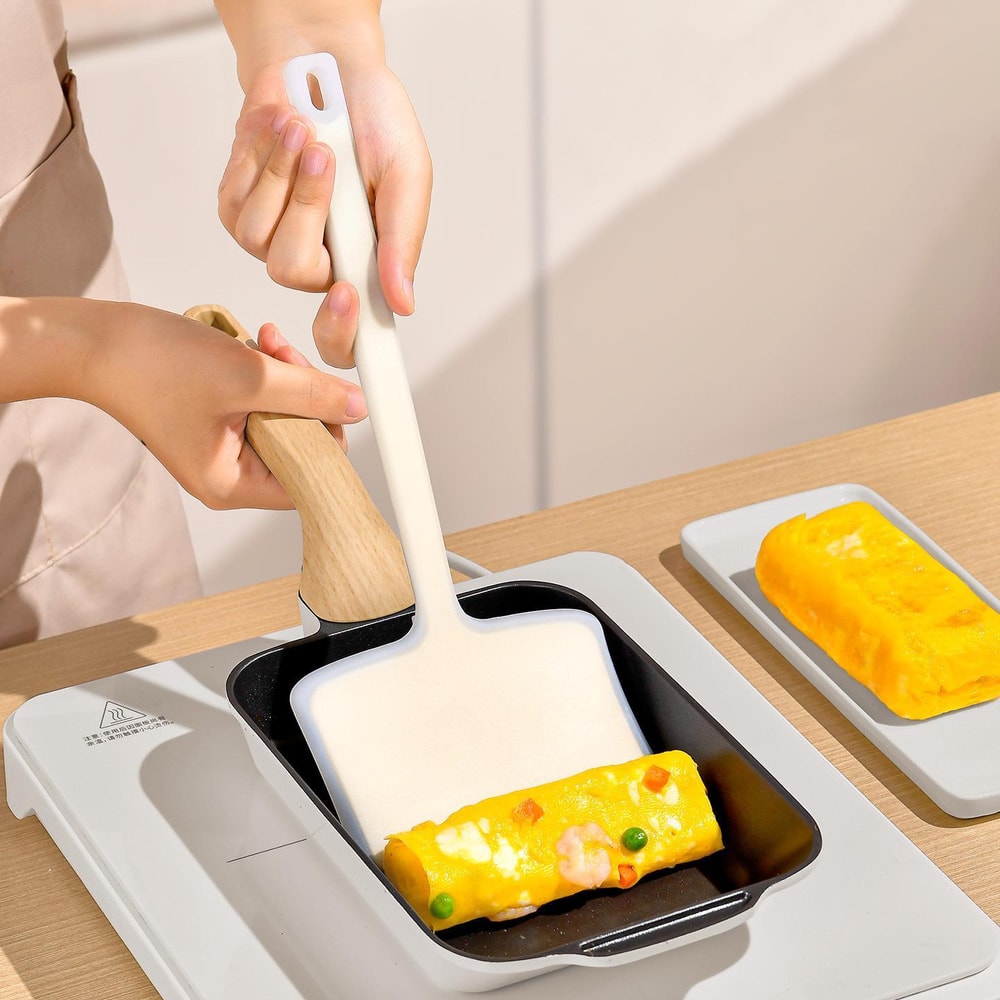 Heat-Resistant Silicone Kitchen Pancake Spatula Non-Stick Cooking Tool