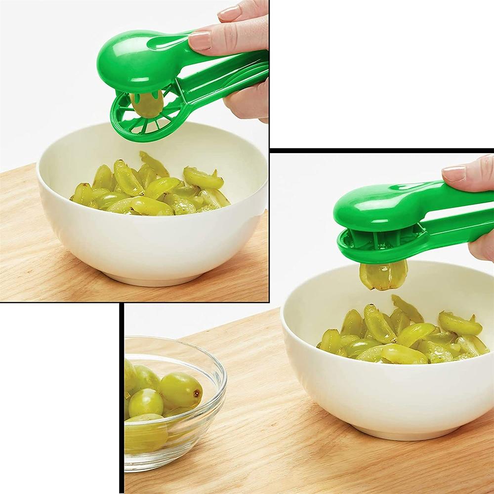 Grape & Berry Slicer Convenient Kitchen Tool for Perfectly Sliced Grapes, Blueberries & Strawberries