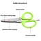 Multi Function Stainless Steel Scallion Scissors For Kitchen MultiBlade Herb Vegetable Cutter 4