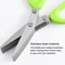 Multi Function Stainless Steel Scallion Scissors For Kitchen MultiBlade Herb Vegetable Cutter 6