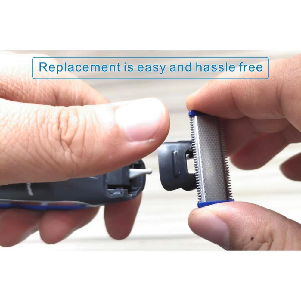 Premium USB Rechargeable Shaver Trimmer For Men Cordless Face Grooming Razor 4
