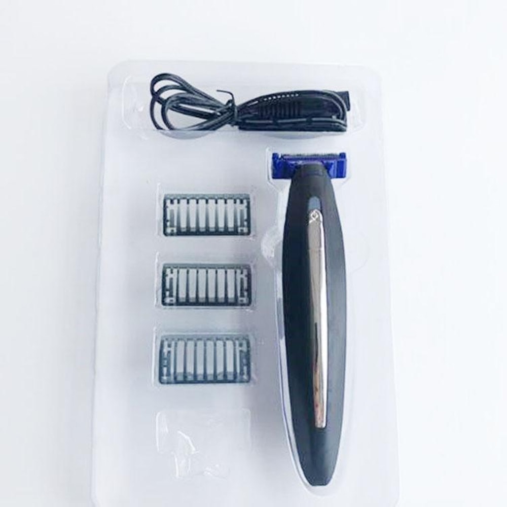 Premium USB Rechargeable Shaver Trimmer For Men Cordless Face Grooming Razor 5