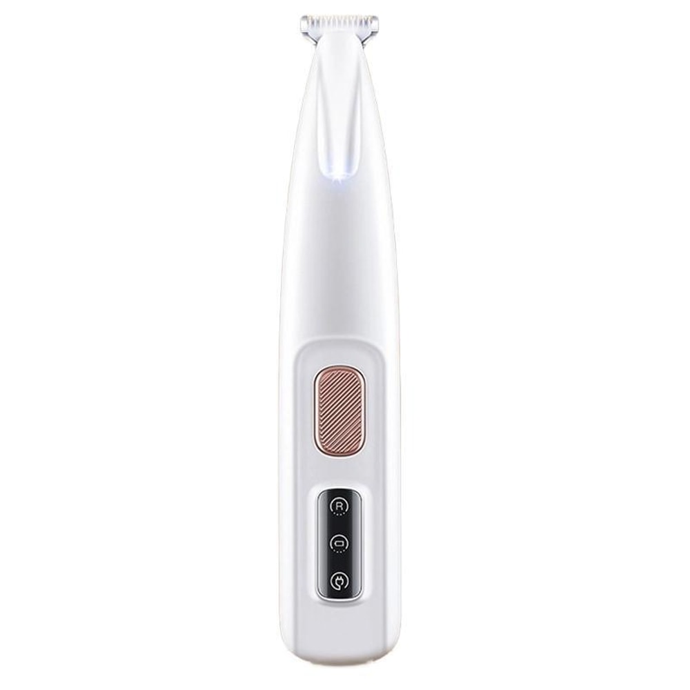 Quiet Pet Hair Trimmer For Cats Dogs Paw Grooming Tool With LED 10