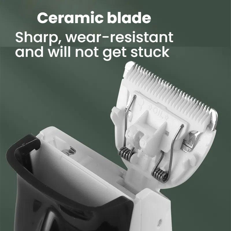 Premium Hair Trimmer For Babies Adults Pets Silent Rechargeable Hair Clipper 5