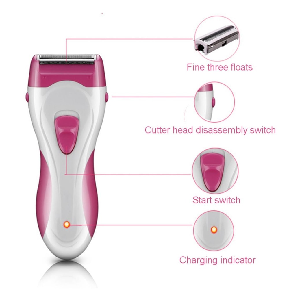Womens Hair Remover & Waterproof Body Hair Trimmer Face & Legs