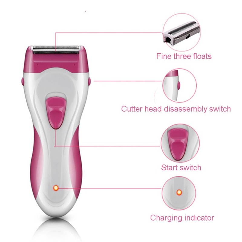 Womens Hair Remover & Waterproof Body Hair Trimmer Face & Legs