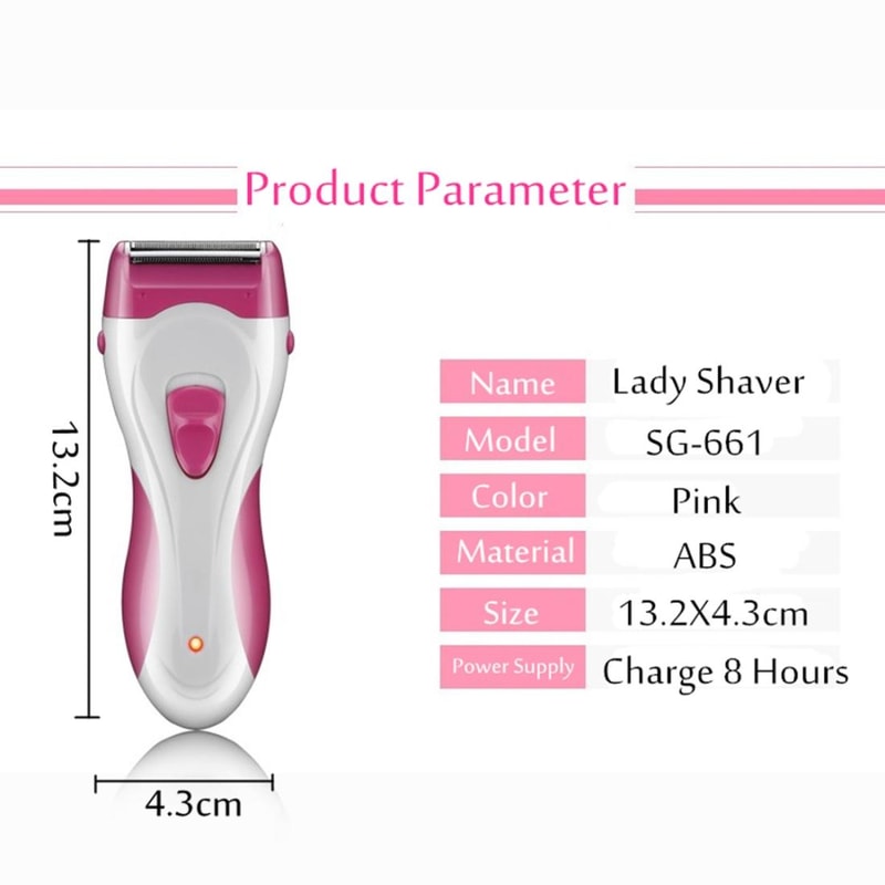 Womens Hair Remover & Waterproof Body Hair Trimmer Face & Legs